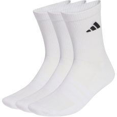 adidas Cushioned Sportswear Crew fehér zokni 3 pár