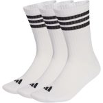   adidas 3-Stripes Cushioned Sportswear Crew fehér zokni 3 pár