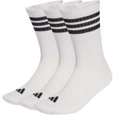 adidas 3-Stripes Cushioned Sportswear Crew fehér zokni 3 pár