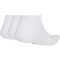 adidas Cushioned Essentials alacsony szárú fehér zokni 3 pár