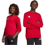 adidas Entrada 26 pamut piros gyerek pulóver