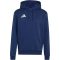 adidas Entrada 26 pamut kapucnis sötétkék férfi pulóver