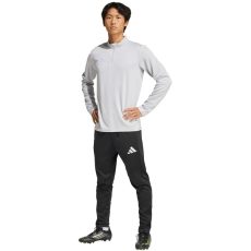 adidas Entrada 26 rövid cipzáras szürke férfi hosszú ujjú póló