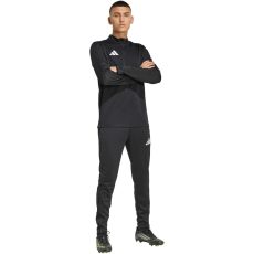 adidas Entrada 26 rövid cipzáras fekete férfi hosszú ujjú póló