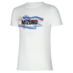 Mizuno Graphic fehér férfi póló