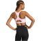 adidas Optime Essentials Workout 3-Stripes rózsaszín női sportmelltartó