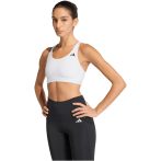   adidas Optime Essentials közepes tartású fehér női sportmelltartó