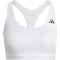 adidas Optime Essentials közepes tartású fehér női sportmelltartó
