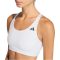 adidas Optime Essentials közepes tartású fehér női sportmelltartó