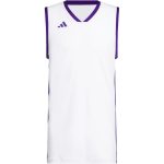   adidas Pulse Speed fehér/lila ​​​​férfi kosárlabda mez