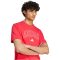 adidas Collegiate Lineage Graphic pamut piros férfi póló