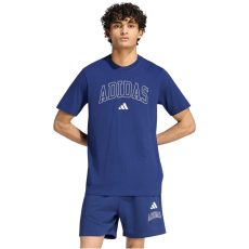  adidas Collegiate Lineage Graphic pamut kék férfi póló