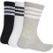 adidas 3-Stripes Cushioned Sportswear Crew színes zokni 3 pár