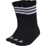   adidas 3-Stripes Cushioned Sportswear Crew fekete zokni 3 pár