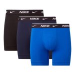 Nike Brief fekete/kék férfi boxer alsónadrág 3 darab
