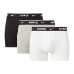 Nike Trunk 3 fekete/fehér férfi boxer alsónadrág 3 darab
