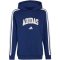 adidas Codes Collegiate Graphic sötétkék gyerek kapucnis pulóver