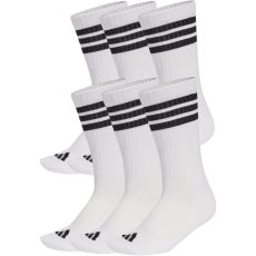adidas 3-Stripes Essentials párnázott fehér zokni 6 pár