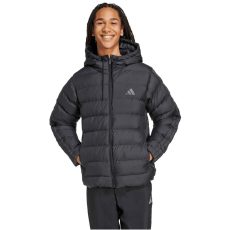 adidas Essentials Climawarm 3 csíkos fekete férfi pehelykabát