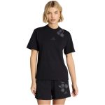 adidas Essentials 3-Stripes pamut fekete női póló
