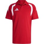 adidas Tiro 26 League pamut piros férfi galléros póló