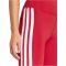 adidas Optime Essentials 3-Stripes piros női 7/8 feszes nadrág