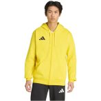   adidas Entrada 26 pamut kapucnis sárga férfi cipzáras szabadidő felső