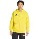   adidas Entrada 26 pamut kapucnis sárga férfi cipzáras szabadidő felső