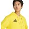 adidas Entrada 26 pamut kapucnis sárga férfi cipzáras szabadidő felső