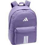 adidas Essentials 3 csíkos lila hátizsák