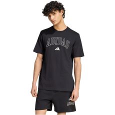 adidas Collegiate Lineage Graphic pamut fekete férfi póló