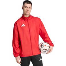  adidas Entrada 26 kapucnis piros férfi tréning dzseki
