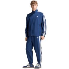 adidas 3 csíkos szőtt sötétkék férfi szabadidő garnitúra