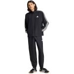 adidas 3 csíkos szőtt fekete férfi szabadidő garnitúra