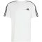 adidas Essentials 3 csíkos pamut fehér férfi póló