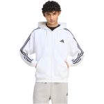   adidas Essentials 3 csíkos kapucnis fehér férfi szabadidő felső