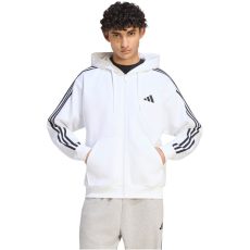 adidas Essentials 3 csíkos kapucnis fehér férfi szabadidő felső