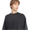 adidas Essentials 3 csíkos pamut fekete férfi pulóver