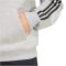  adidas Essentials 3 csíkos kapucnis szürke férfi pulóver