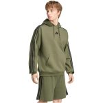 adidas Essentials 3 csíkos kapucnis férfi pulóver