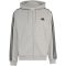 adidas Essentials 3 csíkos pamut szürke férfi szabadidő felső