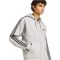 adidas Essentials 3 csíkos pamut szürke férfi szabadidő felső