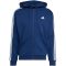 adidas Essentials 3 csíkos pamut sötétkék férfi szabadidő felső