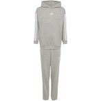  adidas Essentials 3 csíkos szürke fiú szabadidő garnitúra