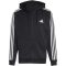 adidas Essentials 3 csíkos pamut fekete férfi szabadidő felső