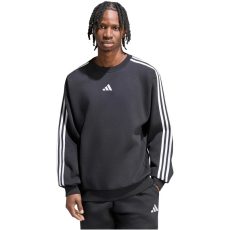 adidas Essentials 3 csíkos pamut fekete/fehér férfi pulóver adidas Essentials 3 csíkos pamut fekete/fehér férfi pulóver