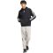 adidas Essentials 3 csíkos kapucnis fekete/fehér férfi pulóver