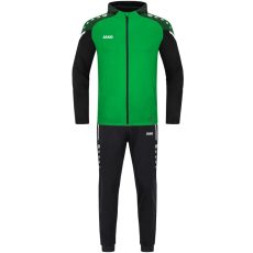  Jako Performance kapucnis zöld/fekete tréningruha garnitúra
