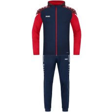  Jako Performance kapucnis sötétkék/piros/sötétkék tréningruha garnitúra