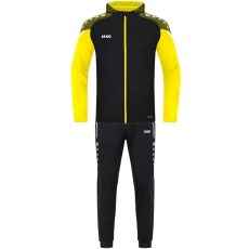 Jako Performance kapucnis fekete/sárga/fekete gyerek tréningruha garnitúra